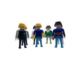 Vintage Geobra Mixed Lot of 7 Action Figures - 1974